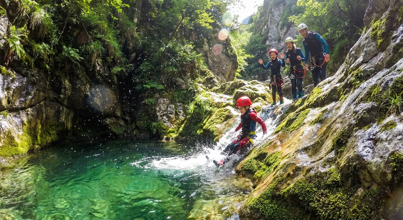 Canyoning en famille dans la vallée de la Vésubie : l’expérience aventure à 50 min de Nice